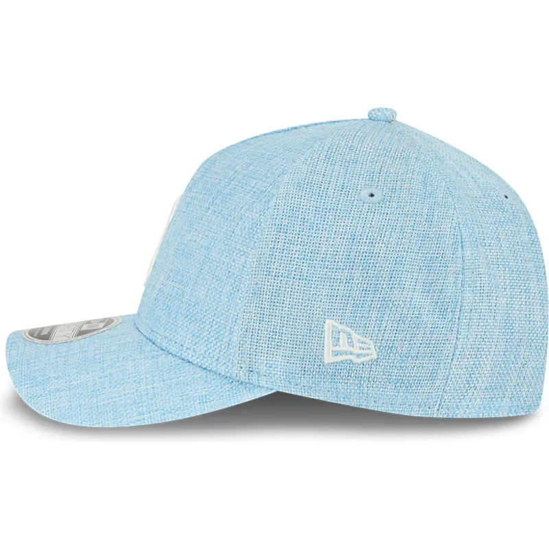 cappellino-visiera-curva-azzurro-snapback-9forty-m-crown-a-frame-cotton-weave-di-boston-red-sox-mlb-di-new-era