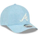 cappellino-visiera-curva-azzurro-snapback-9forty-m-crown-a-frame-cotton-weave-di-atlanta-braves-mlb-di-new-era