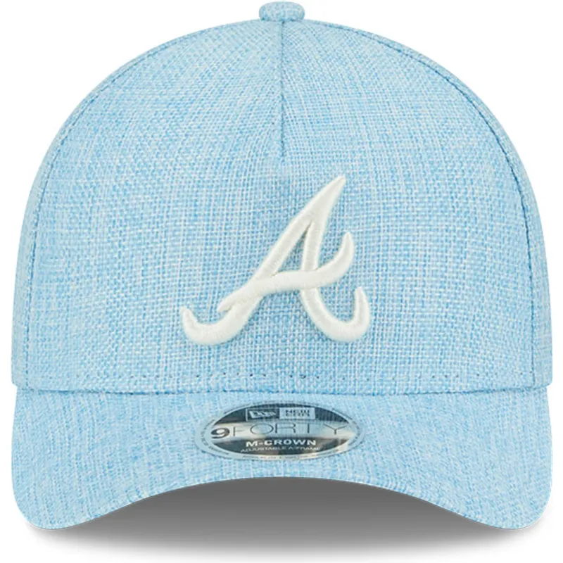 cappellino-visiera-curva-azzurro-snapback-9forty-m-crown-a-frame-cotton-weave-di-atlanta-braves-mlb-di-new-era