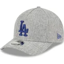 cappellino-visiera-curva-grigio-snapback-con-logo-blu-9forty-m-crown-a-frame-cotton-weave-di-los-angeles-dodgers-mlb-di-new-era