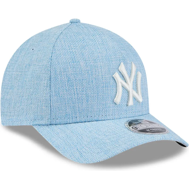 czapka-z-daszkiem-jasnoniebieska-snapback-9forty-m-crown-a-frame-cotton-weave-new-york-yankees-mlb-od-new-era