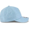 cappellino-visiera-curva-azzurro-snapback-9forty-m-crown-a-frame-cotton-weave-di-new-york-yankees-mlb-di-new-era