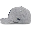 cappellino-curvo-grigio-snapback-con-logo-blu-marino-9forty-m-crown-a-frame-cotton-weave-di-new-york-yankees-mlb-di-new-era