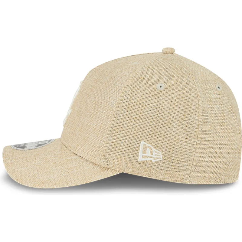 beige-bojd-skarm-snapback-keps-9forty-m-crown-a-frame-cotton-weave-fran-chicago-white-sox-mlb-av-new-era