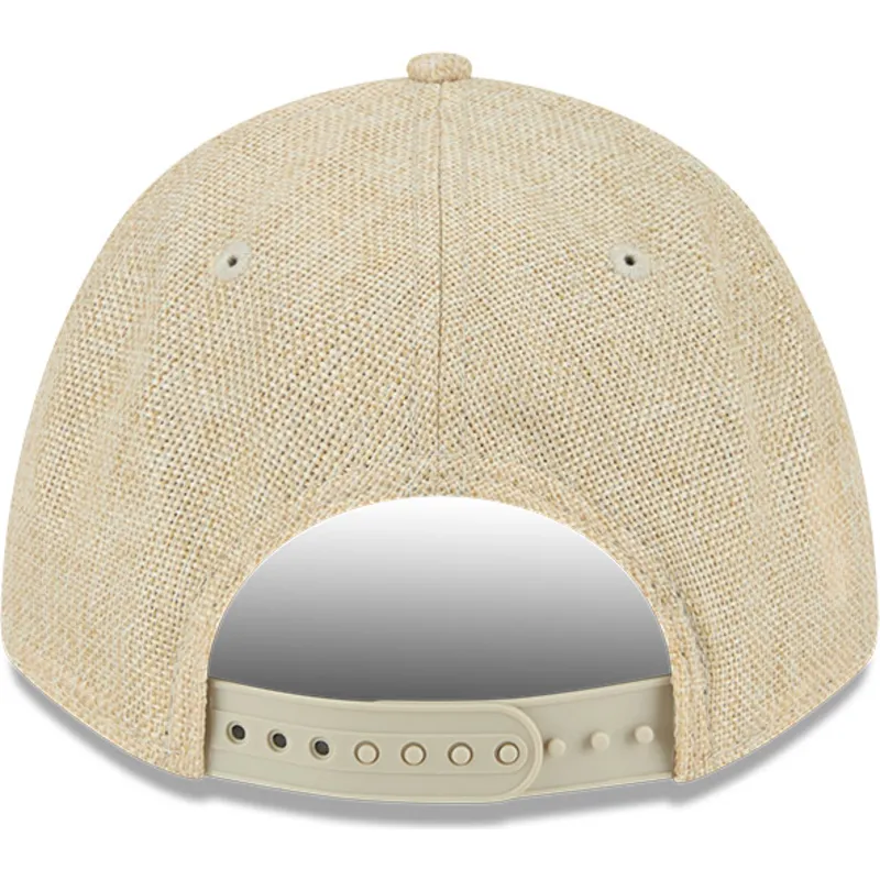 beige-bojd-skarm-snapback-keps-9forty-m-crown-a-frame-cotton-weave-fran-chicago-white-sox-mlb-av-new-era