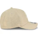 cappello-beige-con-visiera-curva-snapback-9forty-m-crown-a-frame-cotton-weave-dei-chicago-white-sox-mlb-di-new-era