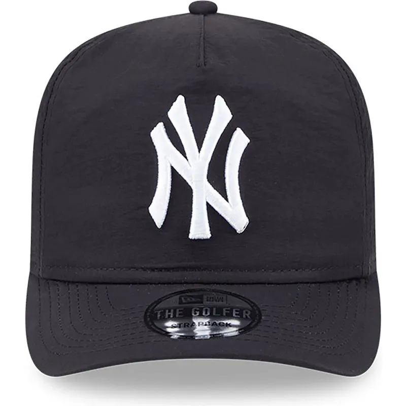 cappellino-curvo-nero-regolabile-golfer-everyday-nylon-dei-new-york-yankees-mlb-di-new-era