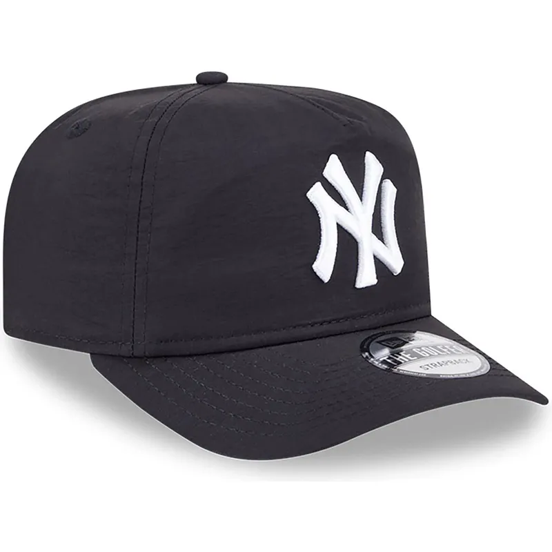 cappellino-curvo-nero-regolabile-golfer-everyday-nylon-dei-new-york-yankees-mlb-di-new-era