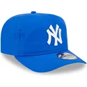 new-era-new-york-yankees-mlb-golfer-everyday-nylon-verstellbare-blaue-kappe-mit-gebogenem-schirm