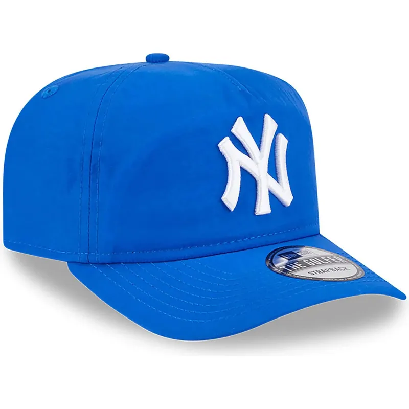 blaue-verstellbare-gebogene-kappe-golfer-everyday-nylon-von-new-york-yankees-mlb-von-new-era