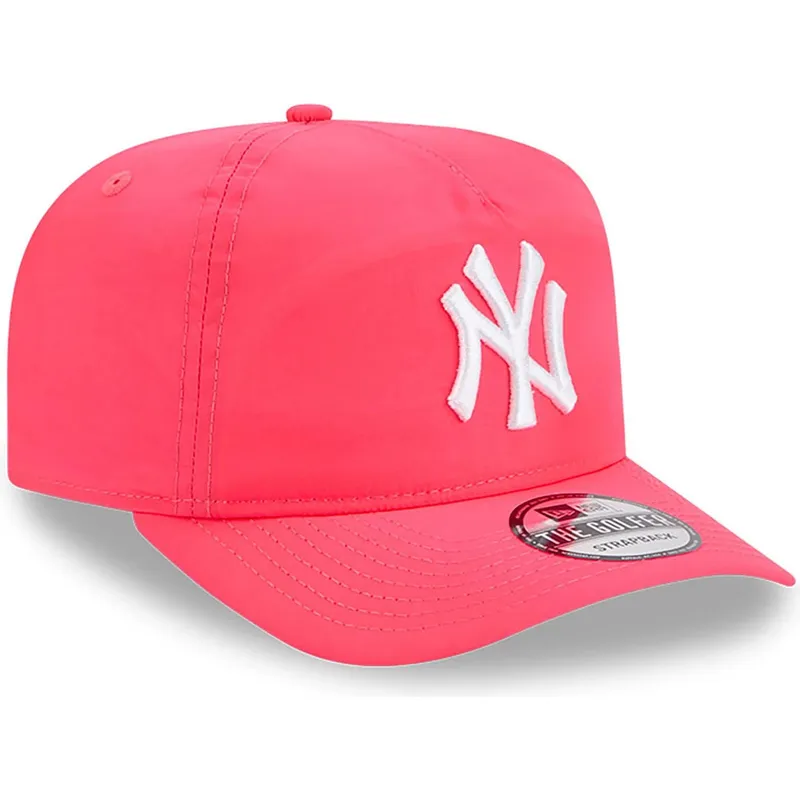 new-era-new-york-yankees-mlb-justerbar-lyserod-buet-skygge-golfer-everyday-nylon-kasket