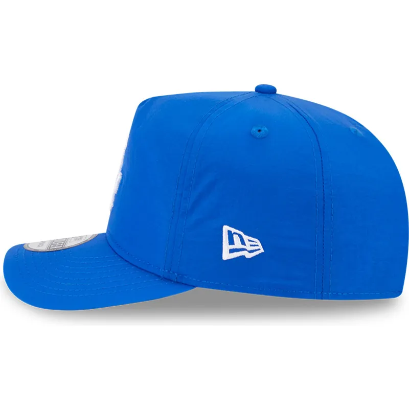 blaue-verstellbare-curved-cap-golfer-everyday-nylon-der-los-angeles-dodgers-mlb-von-new-era