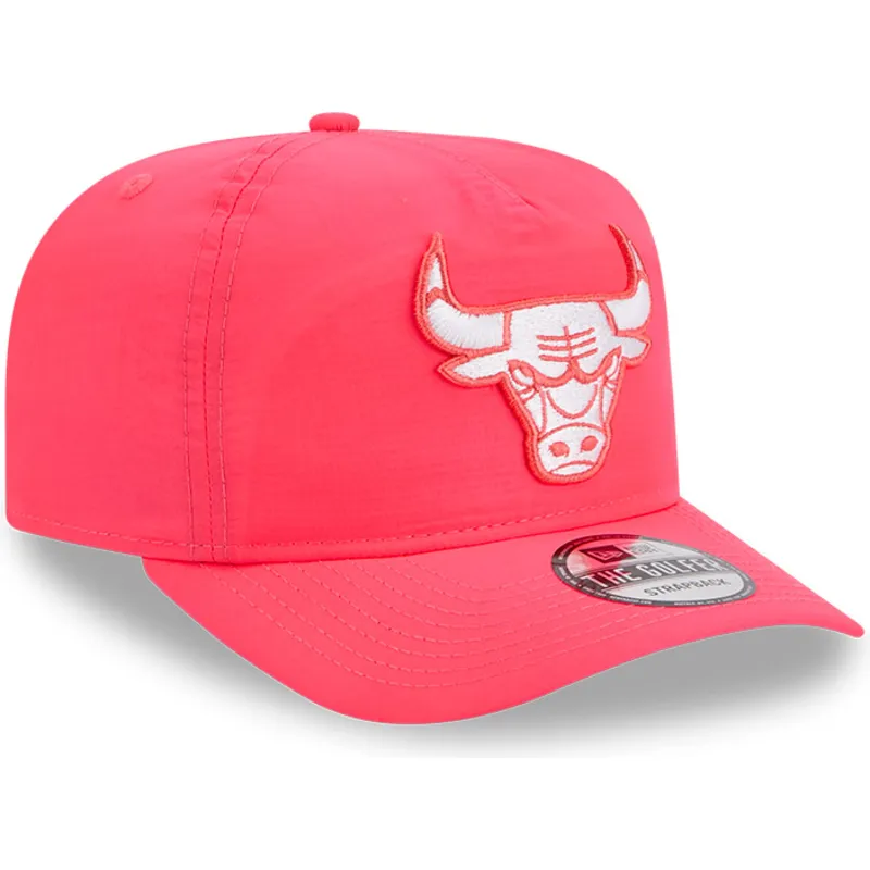 justerbar-lyserod-buet-kasket-golfer-everyday-nylon-fra-chicago-bulls-nba-fra-new-era