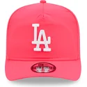 casquette-courbee-rose-ajustable-golfer-everyday-nylon-los-angeles-dodgers-mlb-new-era