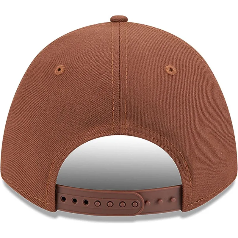 brazowa-czapka-z-daszkiem-snapback-9forty-m-crown-a-frame-motorsport-los-angeles-dodgers-mlb-od-new-era