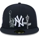 cappello-piatto-blu-navy-regolabile-59fifty-state-stitch-dei-new-york-yankees-mlb-di-new-era