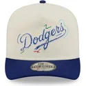 cappello-snapback-bianco-e-blu-con-visiera-curva-golfer-team-scribble-dei-los-angeles-dodgers-mlb-di-new-era