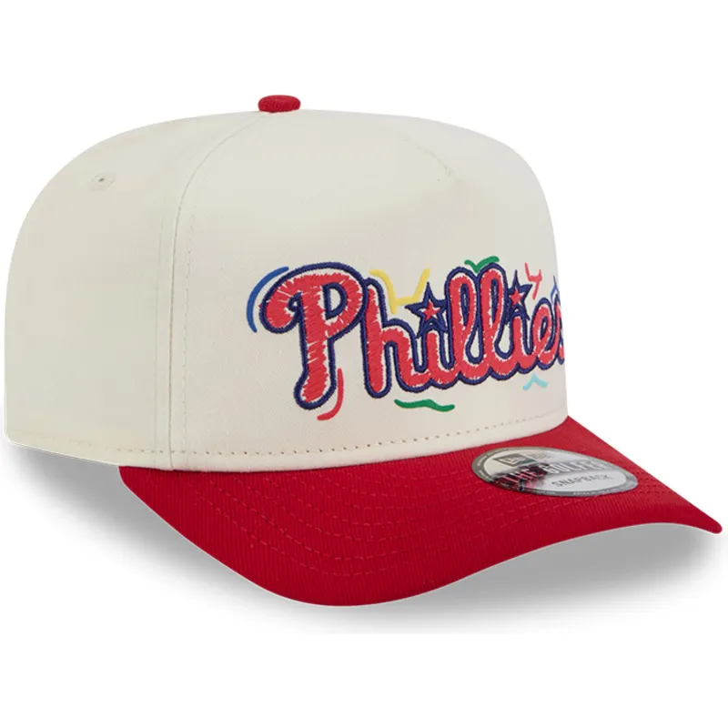 cappellino-visiera-curva-bianco-e-rosso-snapback-golfer-team-scribble-di-philadelphia-phillies-mlb-di-new-era