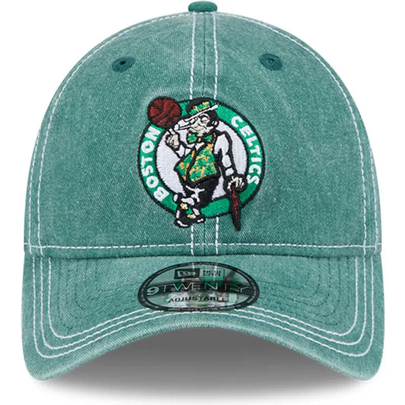 cappellino-con-visiera-curva-verde-regolabile-9twenty-washed-contrast-dei-boston-celtics-nba-di-new-era