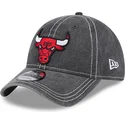 casquette-courbee-grise-ajustable-9twenty-washed-contrast-chicago-bulls-nba-new-era