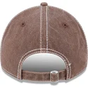 cappellino-curvo-marrone-regolabile-9twenty-washed-contrast-di-san-diego-padres-mlb-di-new-era