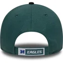 cappellino-curvo-verde-e-nero-regolabile-9forty-the-league-di-philadelphia-eagles-nfl-di-new-era