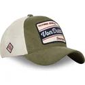 gorra-trucker-verde-y-beige-gre-de-von-dutch