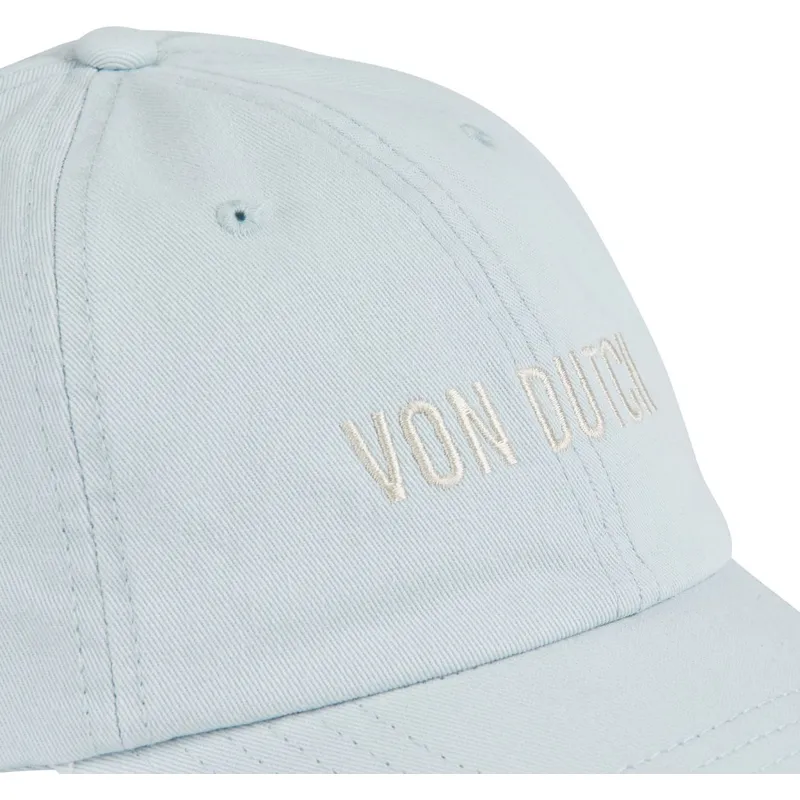 hellblaue-verstellbare-curved-cap-lblu-von-von-dutch
