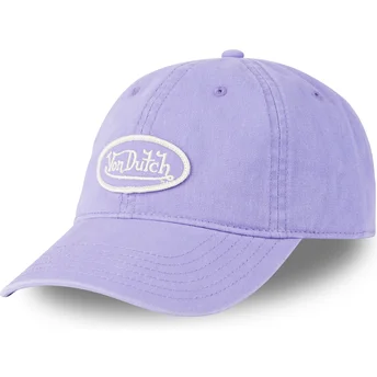 Gorra curva violeta ajustable LOG LAV de Von Dutch