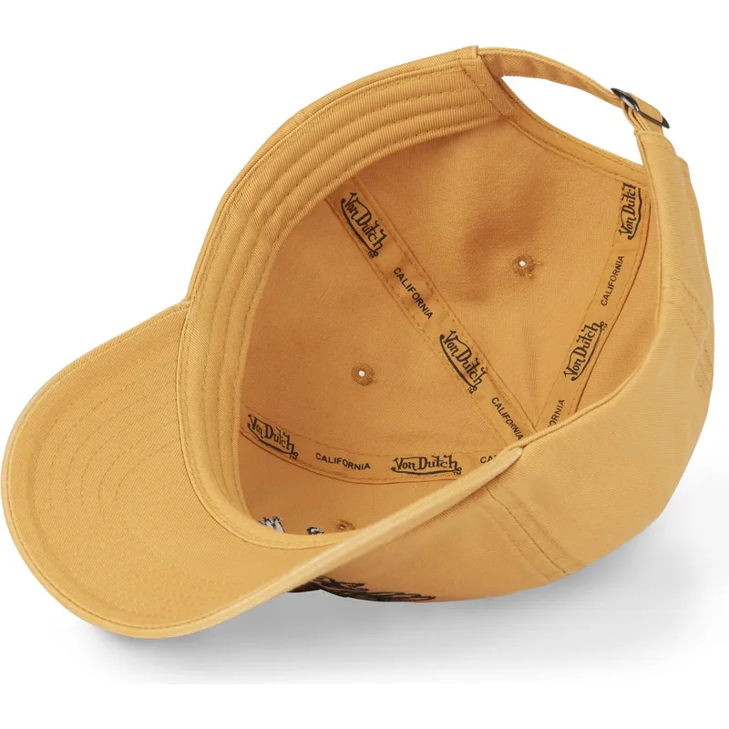 regulowana-zolta-czapka-z-zakrzywionym-daszkiem-moto4-od-von-dutch