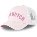 cappellino-trucker-rosa-e-bianco-per-bambino-kidbuckl-lp-di-von-dutch