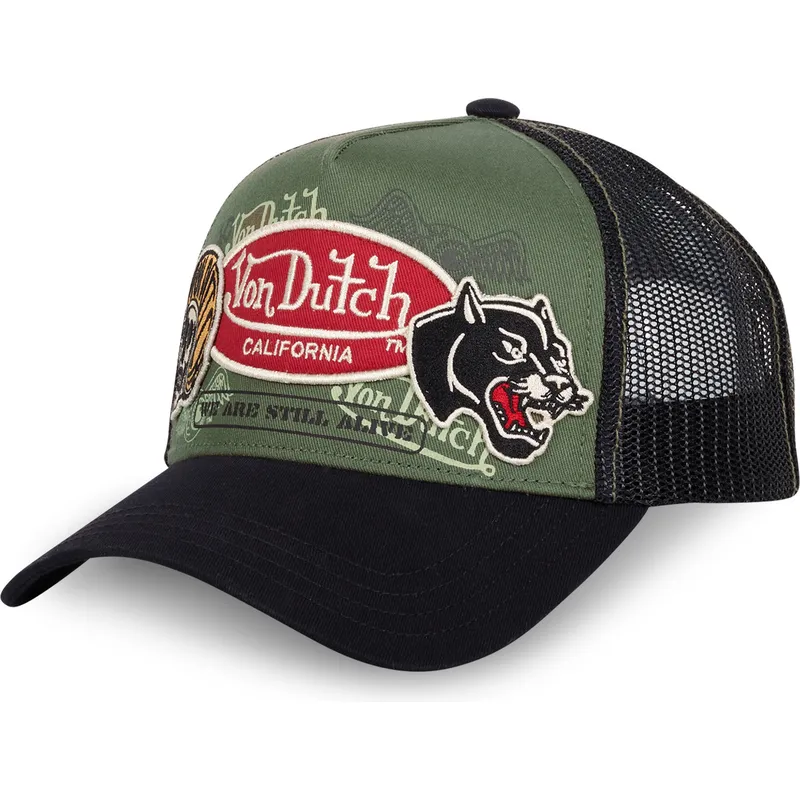 czapka-trucker-zielono-czarna-patches05-von-dutch