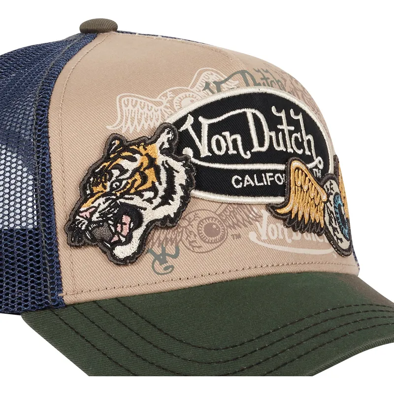 trucker-cap-beige-blau-und-grun-patches07-von-von-dutch