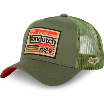 Gorra trucker verde SURF07 de Von Dutch