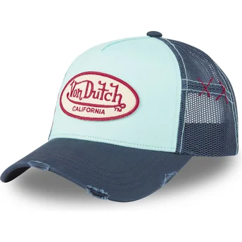Blå trucker-kasket USED 01 fra Von Dutch