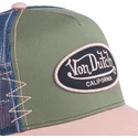 truckerkeps-gron-bla-och-rosa-used-03-fran-von-dutch