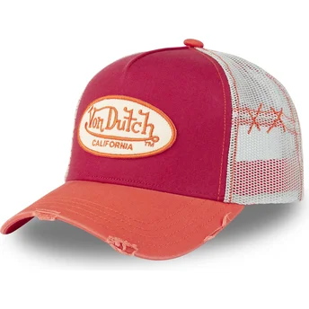 Gorra trucker roja USED 04 de Von Dutch