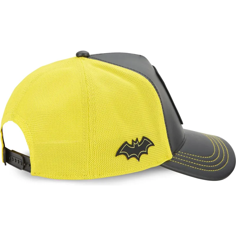 cappellino-trucker-nero-e-giallo-batman-dc8-bat-dc-comics-di-capslab