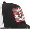 casquette-trucker-noire-et-blanche-harley-quinn-dc8-que-dc-comics-capslab