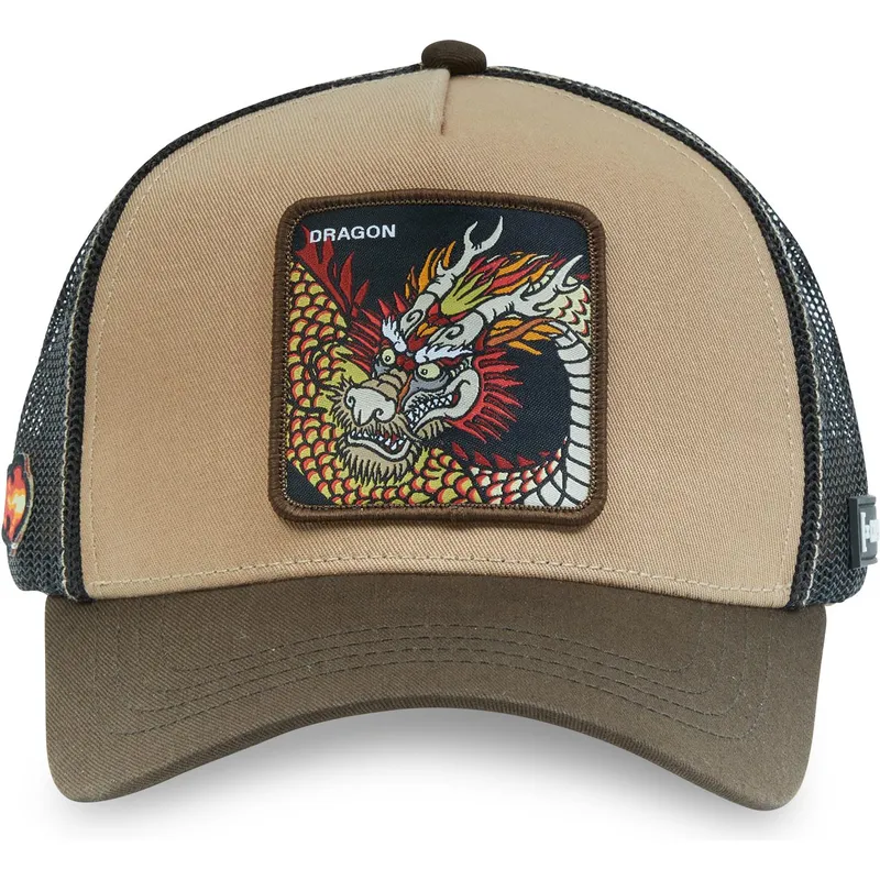 cappellino-trucker-marrone-dragone-dra-beasts-di-capslab