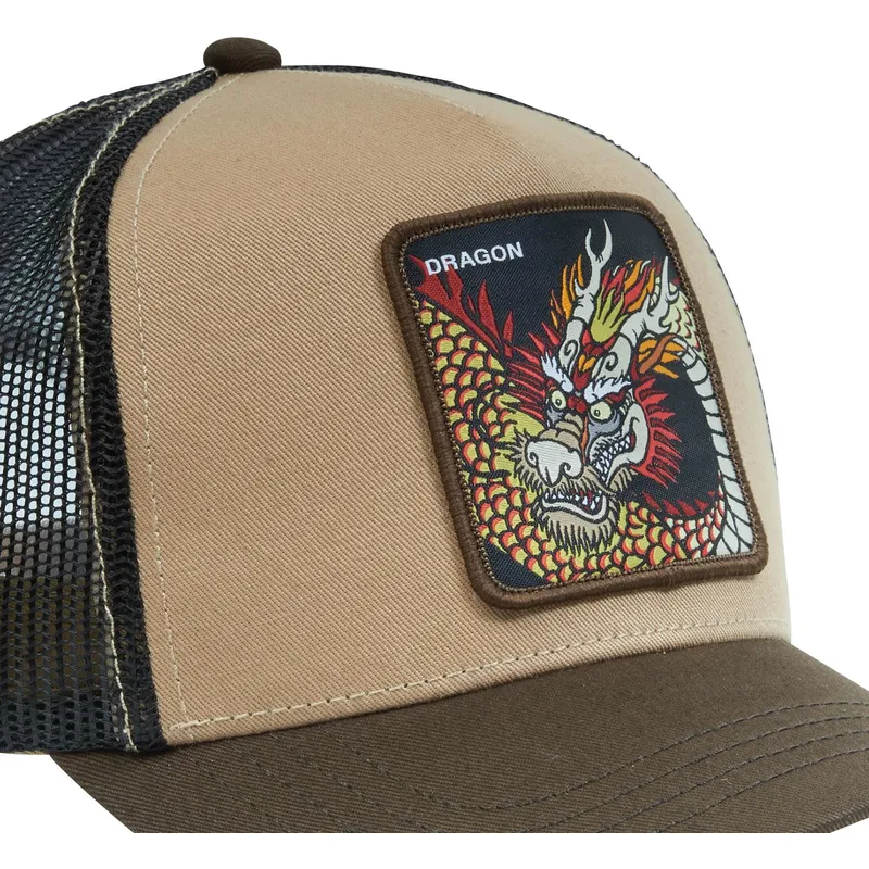 trucker-cap-braun-drache-dra-beasts-von-capslab trucker-cap-braun-drache-dra-beasts-von-capslab