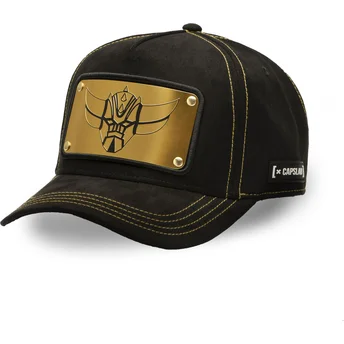 Cappellino curvo nero snapback Robot Grendizer GOL5 GRE di Capslab