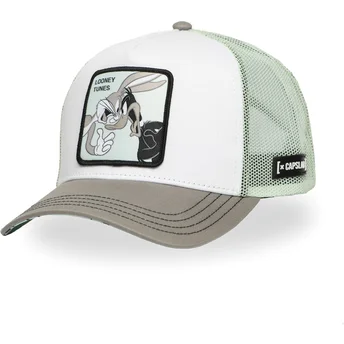 Capslab Bugs Bunny and Daffy Duck LOO11 BD Looney Tunes Camouflage Trucker Hat