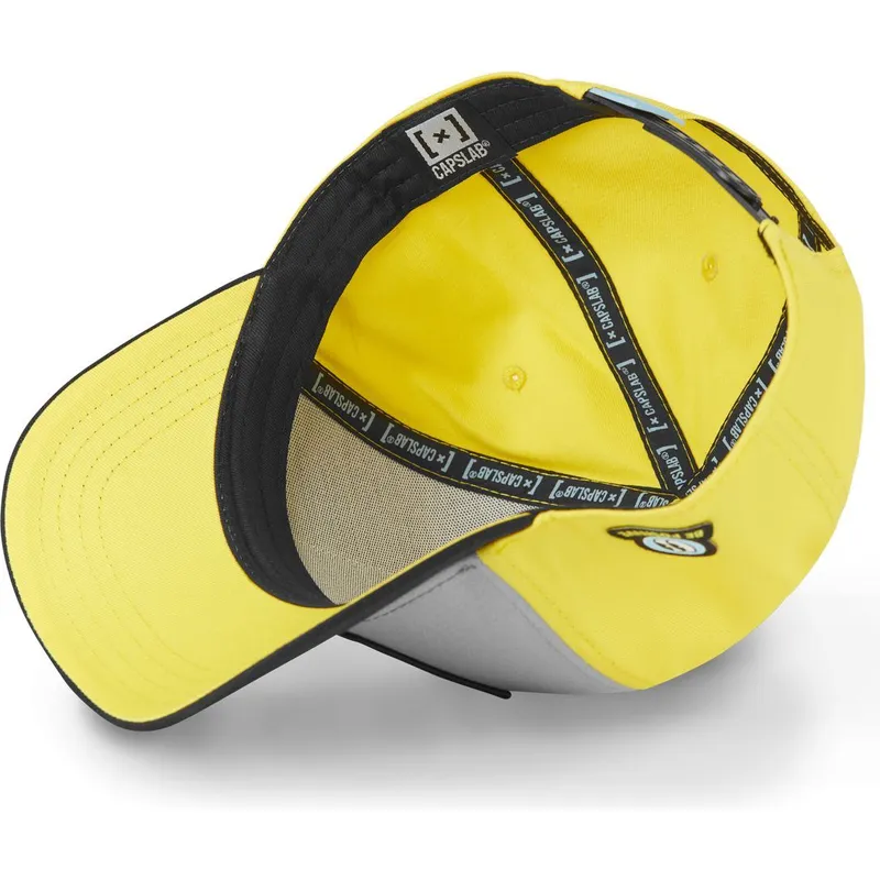 snapback-kasket-med-buet-skygge-i-gra-gul-og-sort-med-bugs-bunny-loo11-bep1-looney-tunes-fra-capslab