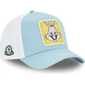 capslab-bugs-bunny-loo11-bep2-looney-tunes-blue-and-white-snapback-trucker-hat