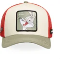 gorra-trucker-beige-roja-y-verde-bugs-bunny-loo11-bug1-looney-tunes-de-capslab