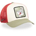 czapka-trucker-bezowa-czerwona-i-zielona-bugs-bunny-loo11-bug1-looney-tunes-od-capslab