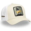 buet-beige-og-hvid-snapback-kasket-daffy-duck-loo11-daf2-looney-tunes-fra-capslab