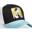 cappellino-trucker-nero-bianco-e-blu-silvestre-loo11-syl-looney-tunes-di-capslab