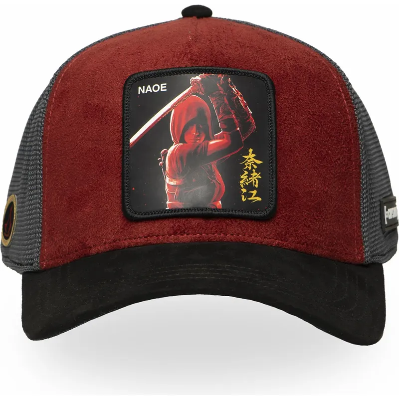 capslab-assassins-creed-fujibayashi-naoe-nao-rod-gra-och-svart-truckerkeps